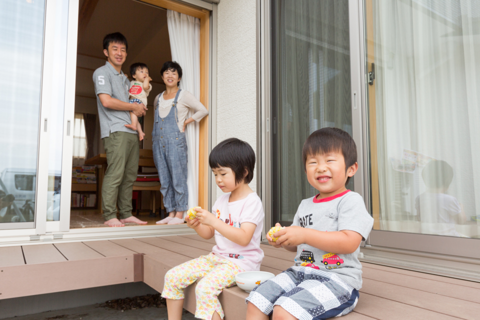 家族で過ごす空間を大切にした家